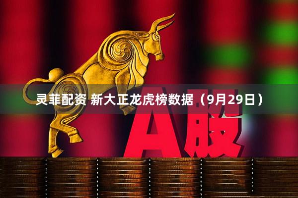 灵菲配资 新大正龙虎榜数据（9月29日）