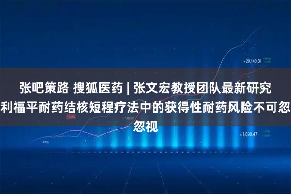 张吧策路 搜狐医药 | 张文宏教授团队最新研究：利福平耐药结核短程疗法中的获得性耐药风险不可忽视
