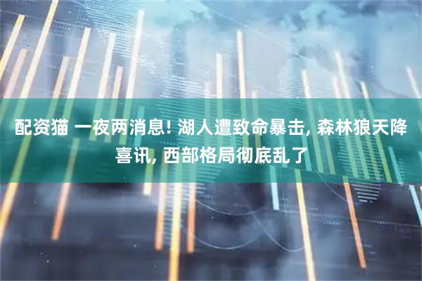 配资猫 一夜两消息! 湖人遭致命暴击, 森林狼天降喜讯, 西部格局彻底乱了