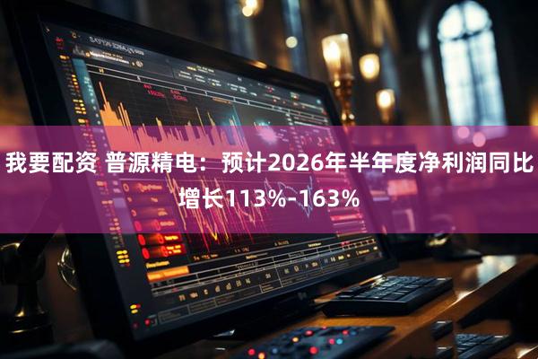 我要配资 普源精电：预计2026年半年度净利润同比增长113%-163%